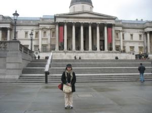 That's me in front of the National Gallery